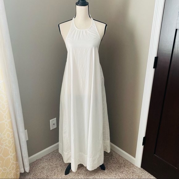 Free People Beachside Tide Casual Maxi Dress White Sz Small - Picture 1 of 9